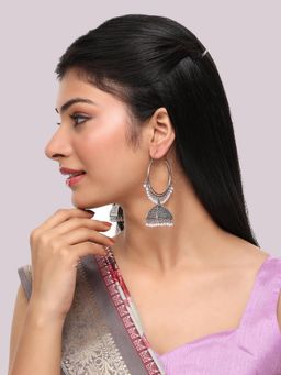 Anika's Creations - Stylish And Antique Celebrity Inspired Latest Trendy Stylish Jhumka Earrings