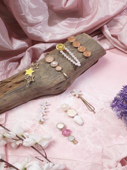 Anika's Creations - Trendy Deluxe Hair Glamorous silver stones Hair Fashionable Hair Accessory