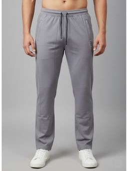 SANDPIPER - Blue Men Cotton Lycra Trackpant