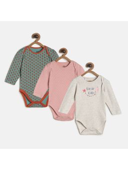 MINI KLUB - Baby Girls Multi Body Suit (Set of 3)