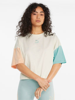 Puma - Clsx Boyfriend Womens Multi-color T-Shirt