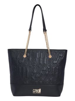Cavalli Class - Black Synthetic Maria Tote Bag