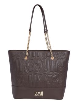 Cavalli Class - Brown Synthetic Maria Tote Bag