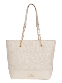 Cavalli Class - Beige Synthetic Maria Tote Bag