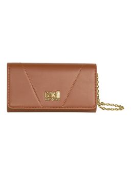 Cavalli Class - Tan Synthetic Ilana Crossbody Bag