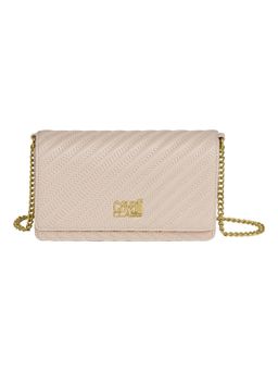 Cavalli Class - Beige Synthetic Zeina Crossbody Bag