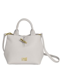 Cavalli Class - Grey Synthetic Mara Satchel Bag with Detachable Strap