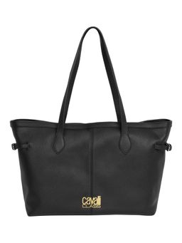 Cavalli Class - Black Synthetic Pelia Tote Bag