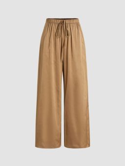 Cider - High Waist Elastic Waist Pants