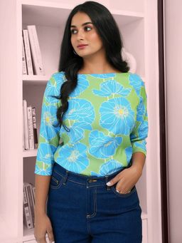 FableStreet - Floral Top - Multi-Color (XS)