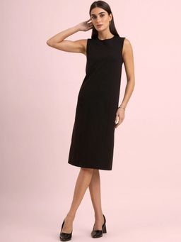 FableStreet - Livin Air A-Line Tencel Dress - Black