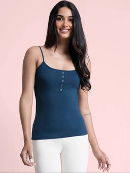 FableStreet - Stretchable Scoop Neck Livin Camisole Blue