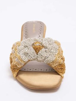 DOUX AMOUR - Rosalind Belinda Gold Silver Heels