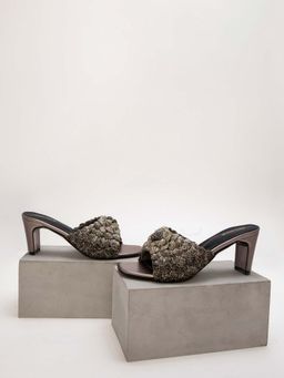 DOUX AMOUR - Matilda Pewter Grey Heels