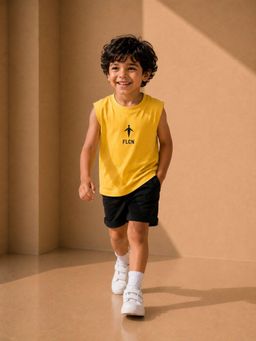 FLCN - Yellow Boys Boxy T-Shirt