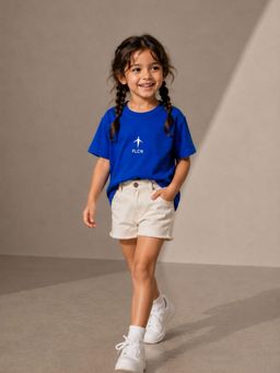 FLCN - Blue Girls Boxy T-Shirt