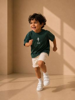 FLCN - Green Boys Boxy T-Shirt
