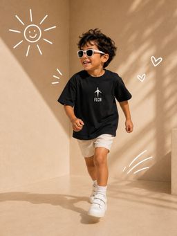 FLCN - Black Boys Boxy T-Shirt