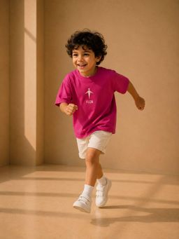 FLCN - Pink Boys Boxy T-Shirt