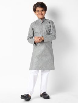 Uri and MacKenzie - Grey Special Kurta with Pant