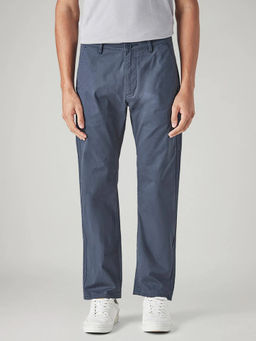Levi's - Mens Blue Solid/Plain Trousers