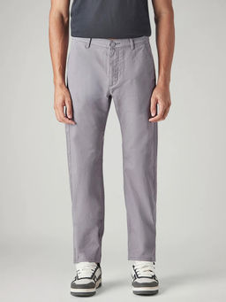 Levi's - Mens Grey Solid/Plain Trousers