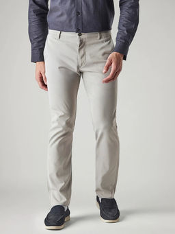 Levi's - Mens Grey Solid/Plain Trousers