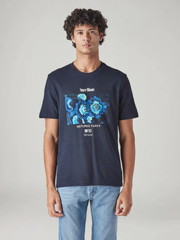Levi's - Mens Navy Blue Graphic T-Shirt