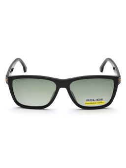 Police - Men Full UV Protected Green Lens Square Sunglasses (56)
