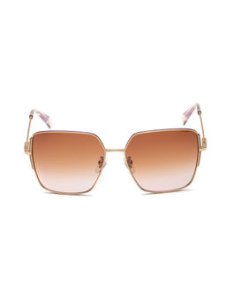 Police - Women Full UV Protected Brown Lens Square Sunglasses (57)