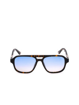 Police - Men Full UV Protected Blue Lens Square Sunglasses (56)