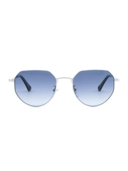 Police - Men Full UV Protected Grey Lens Irregular Sunglasses (52)