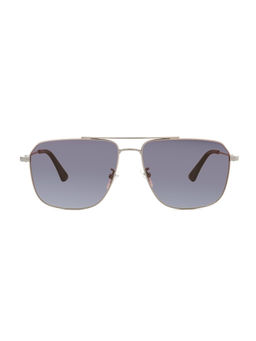 Police - Men Full UV Protected Grey Lens Square Sunglasses (60)