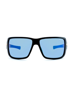 Police - Men Full UV Protected Blue Lens Rectangle Sunglasses (64)