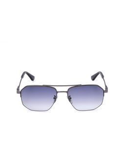 Police - Men Full UV Protected Blue Lens Irregular Sunglasses (57)