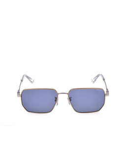 Police - Men Full UV Protected Blue Lens Square Sunglasses (56)