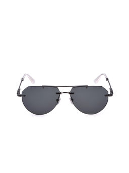 Police - Men Full UV Protected Grey Lens Pilot Sunglasses (59)
