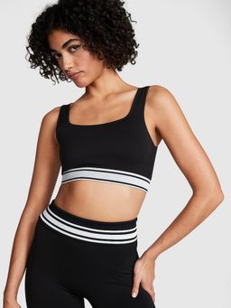 Victoria's Secret - Flip It Seamless Reversible Black Sports Bra