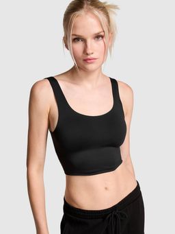 Victoria's Secret - Relay Longline Black Sports Bra