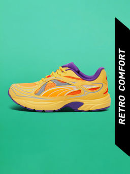 Puma - Dezhyphr Men's Colorblock Casual Sneakers - Yellow