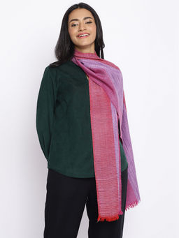 Fabindia - Wine Wool Hand Woven Muffler