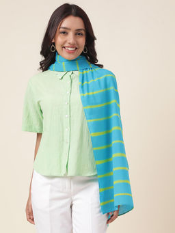 Fabindia - Turquoise Cotton Stole