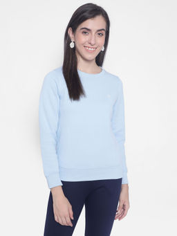 CRIMSOUNE CLUB - Womens Sky Blue Sweatshirt