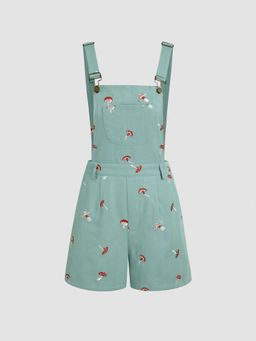 Cider - Floral Buckle Pocket Romper