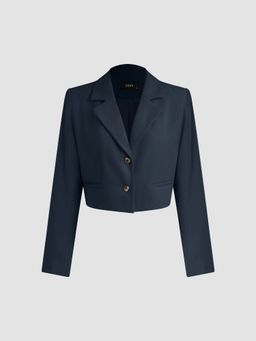 Cider - Solid Collar Blazer