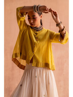 SWATTI KAPOOR - Nimbu Yellow Solid Top