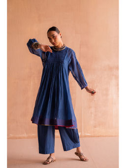 SWATTI KAPOOR - Neel Navy Blue Anarkali Kurta