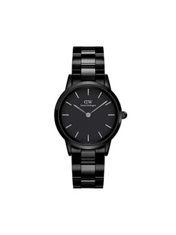 Daniel Wellington - Iconic Women Black Round Dial Analog Watch - DW00100414K (M)