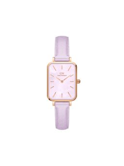 Daniel Wellington - Quadro Women Purple Rectangle Dial Analog Watch - DW00100637K (M)