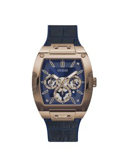 Guess - Blue Rectangle Dial Analog Mens Watch - GW0202G8 (M)